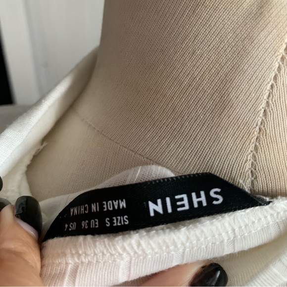 Shein | mock neck ribbed top size small - Picture 3 of 6